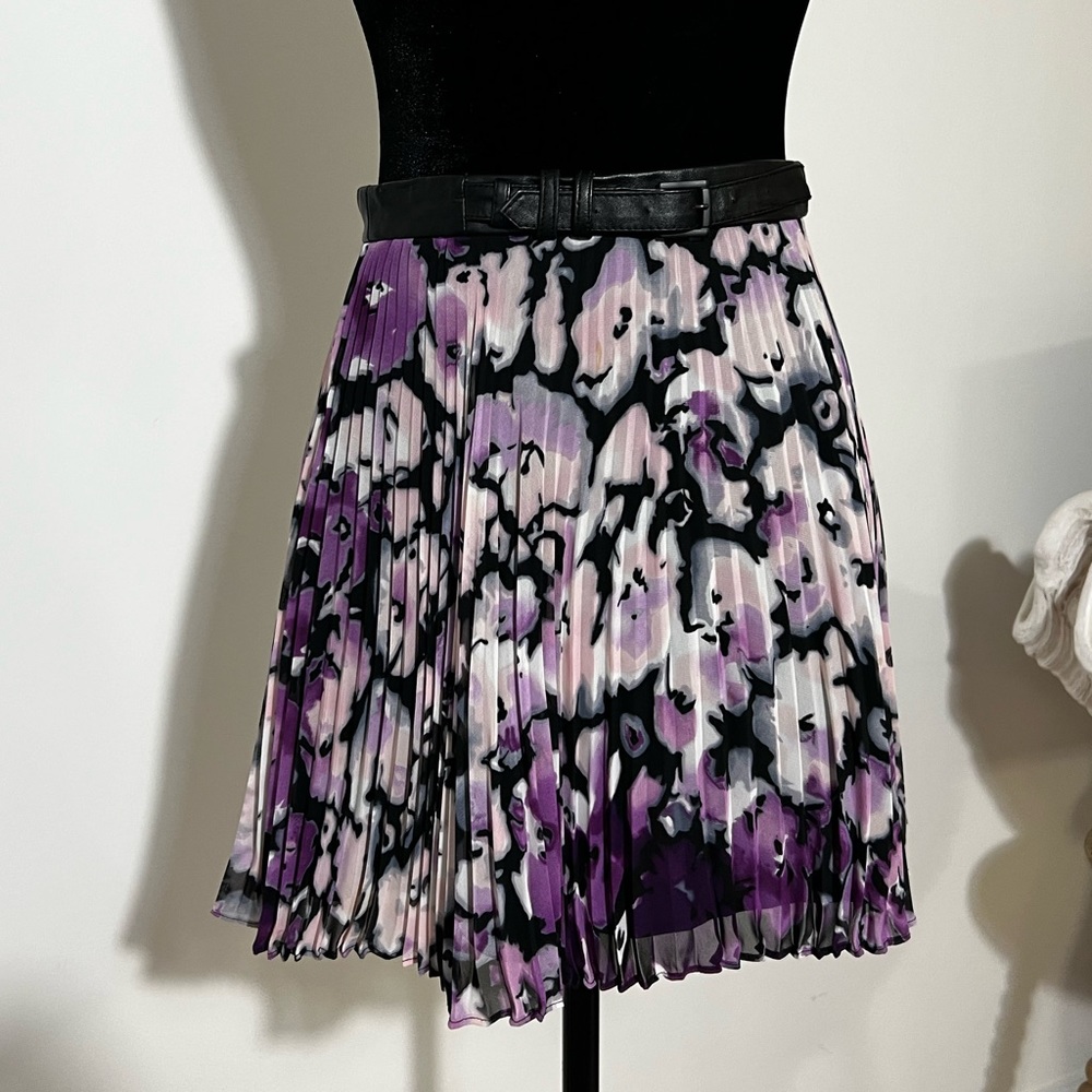 BCBG Generation dark violet mini skirt, size 0